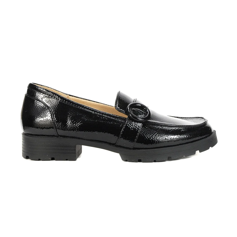 Lifestride Lolly Black Patent Leather Loafers - Picture 1 of 1